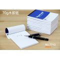 Marca em branco Cube Stick Glue Leather Sticky Notepad